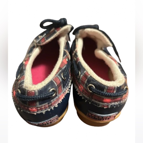 Sperry Top Sider Navy And Red Size 4 Rain Shoes - Picture 3 of 6